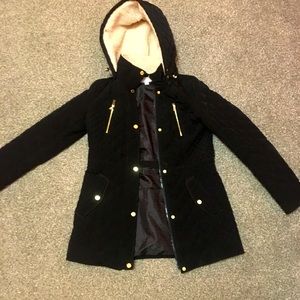 BEAUTIFUL laundry by shelli segal BLACK COAT